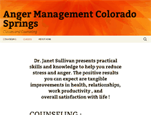 Tablet Screenshot of angermanagementcoloradosprings.com